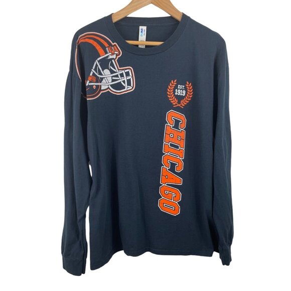 NFL Chicago Bears Long Sleeve Graphic Print Long Sleeve T-shirt Mens SIze XL - Picture 1 of 9